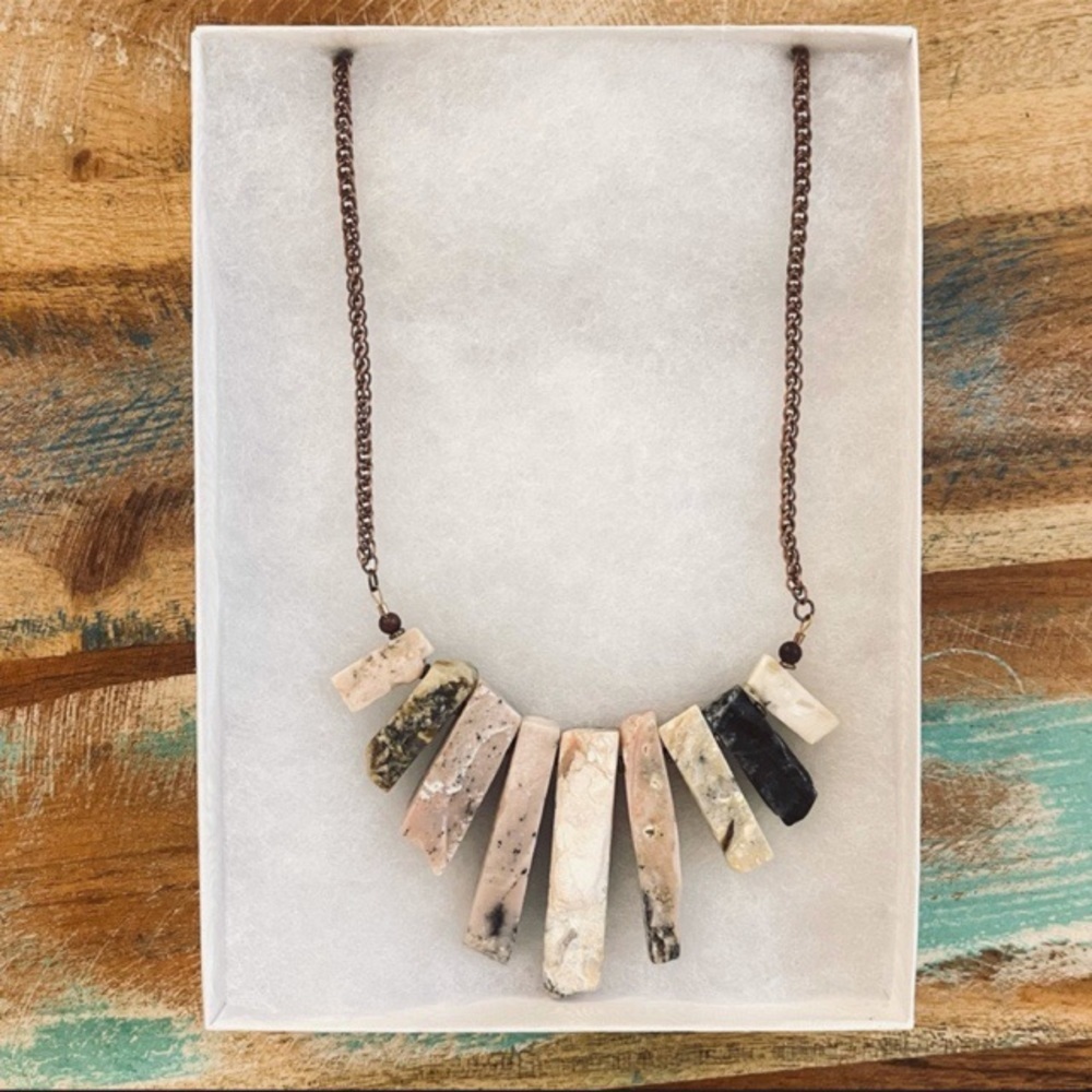 HANDMADE Egyptian Aesthetic Rope Chain Necklace - Picture 2 of 6